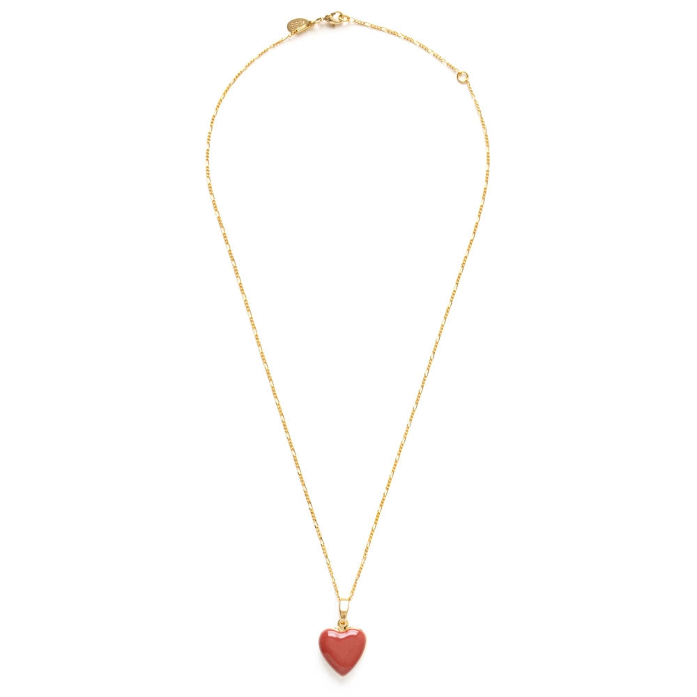Necklace - Enamel Heart Locket