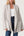 Mid-Length Oversized Long Sleeve Hooded Coatigan