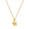 tiny star fish necklace
